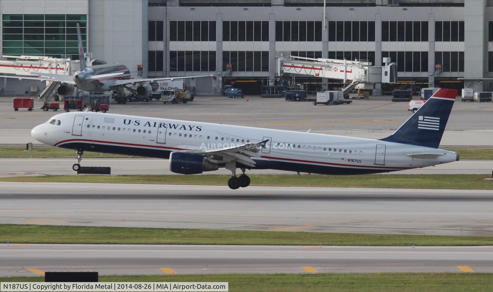 N187US, 2002 Airbus A321-211 C/N 1704, US Airways