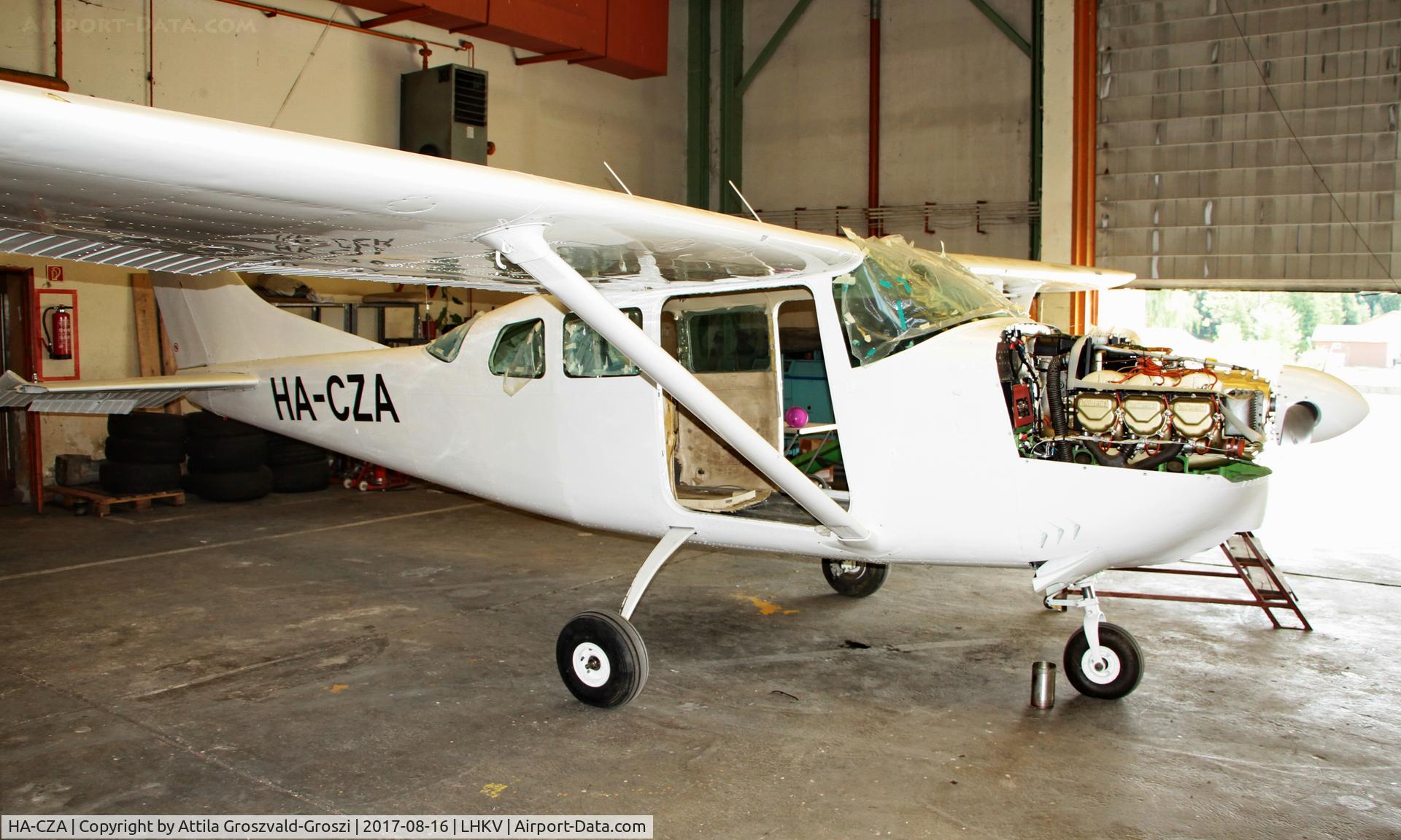 HA-CZA, 1964 Cessna 205A C/N 205-0556, Kaposújlak Airport, Hungary