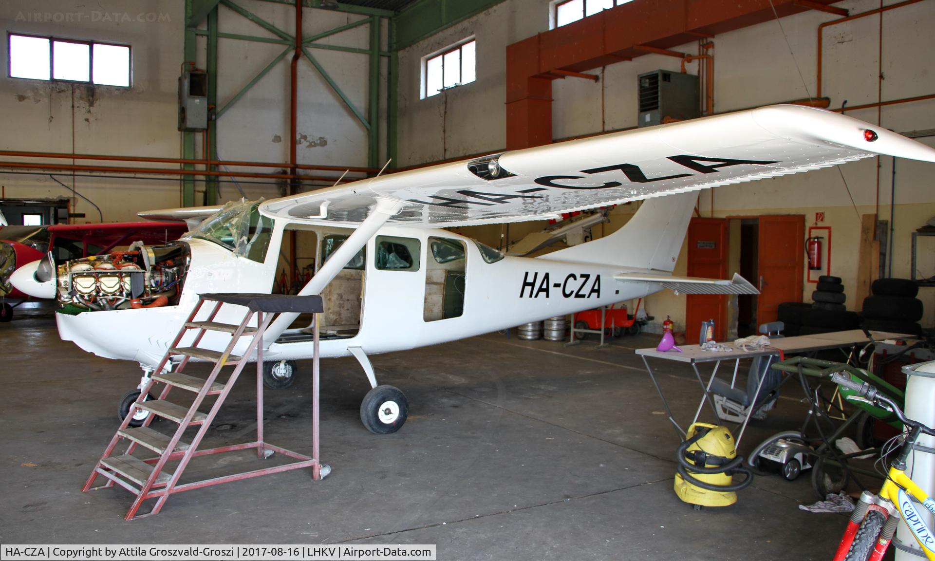 HA-CZA, 1964 Cessna 205A C/N 205-0556, Kaposújlak Airport, Hungary