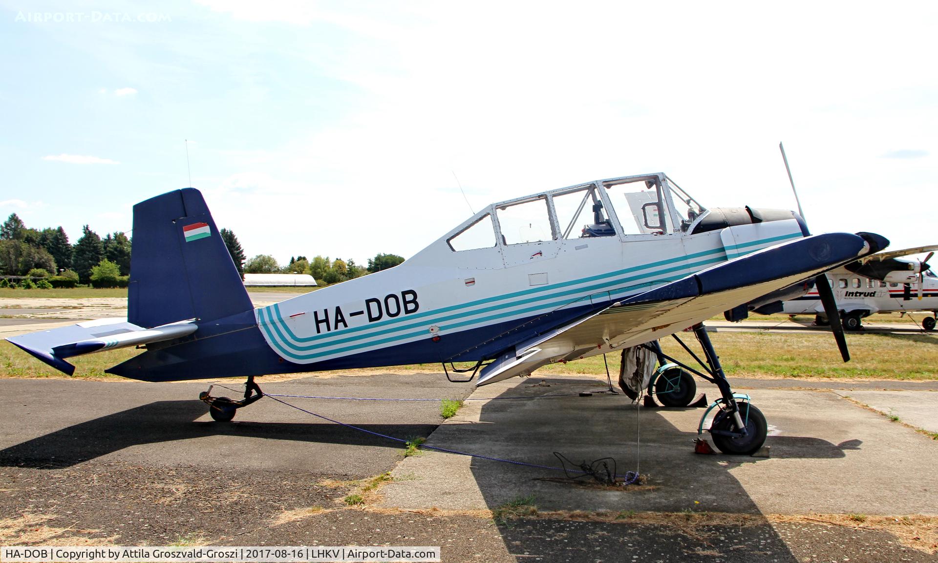 HA-DOB, 1972 Let Z-37A-2 Cmelak Parka C/N 16-02, Kaposújlak Airport, Hungary