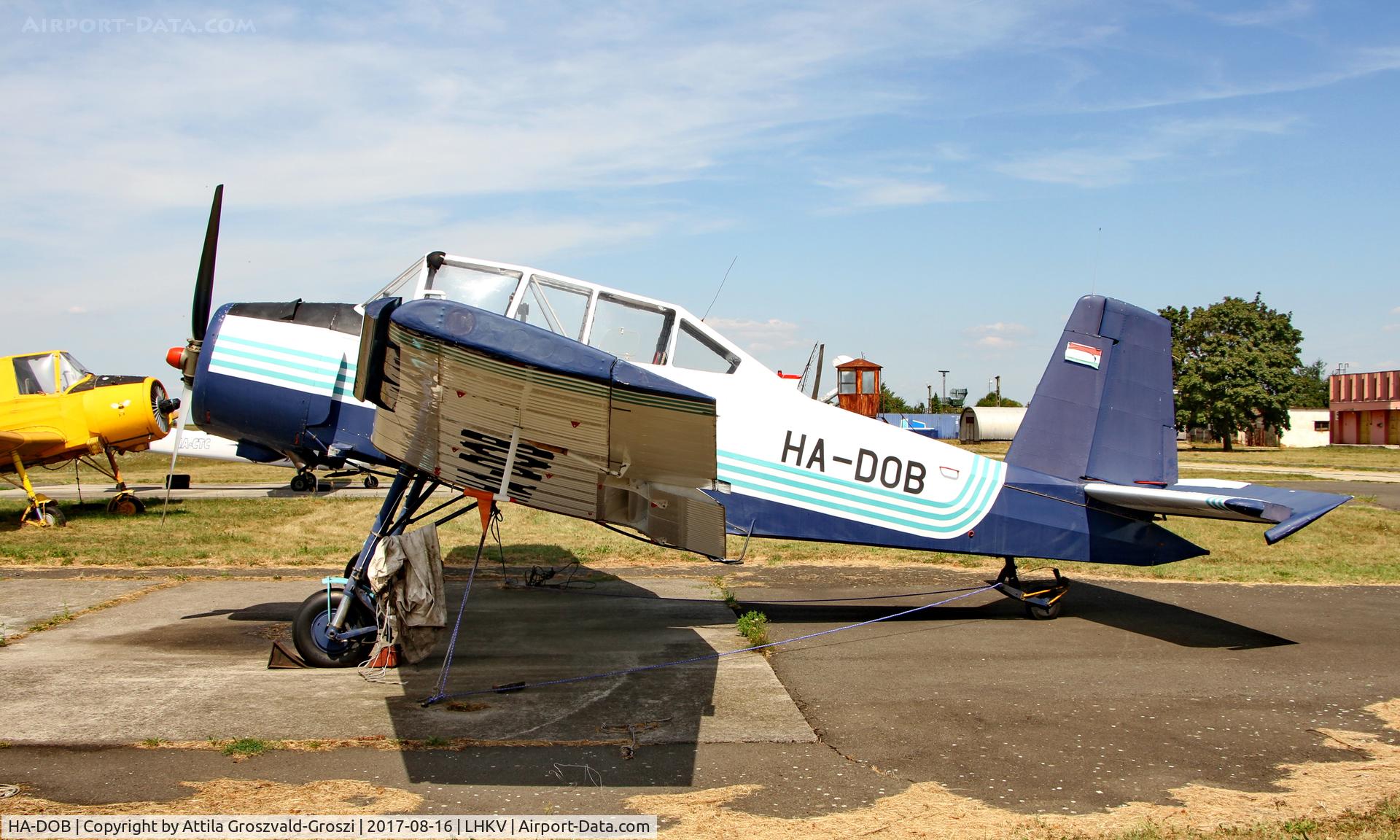 HA-DOB, 1972 Let Z-37A-2 Cmelak Parka C/N 16-02, Kaposújlak Airport, Hungary