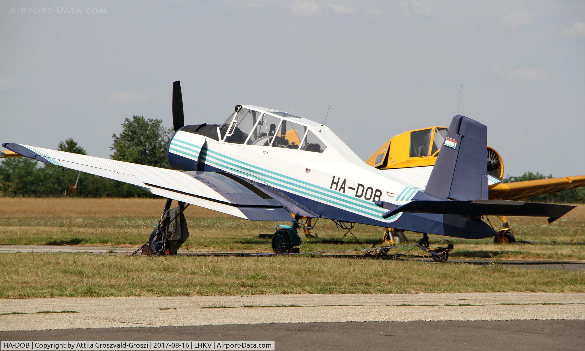 HA-DOB, 1972 Let Z-37A-2 Cmelak Parka C/N 16-02, Kaposújlak Airport, Hungary