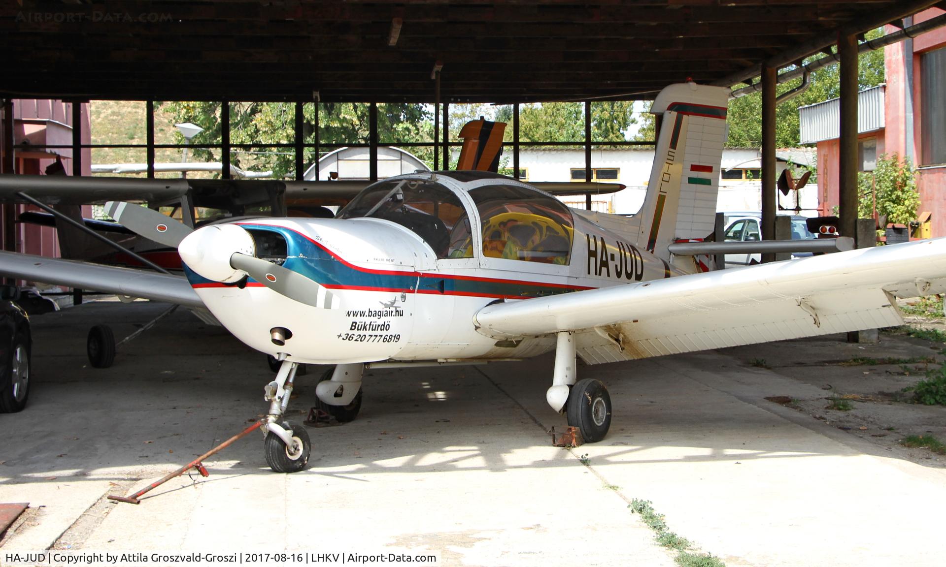 HA-JUD, 1977 Socata MS-893E Rallye 180GT Gaillard C/N 12962, Kaposújlak Airport, Hungary