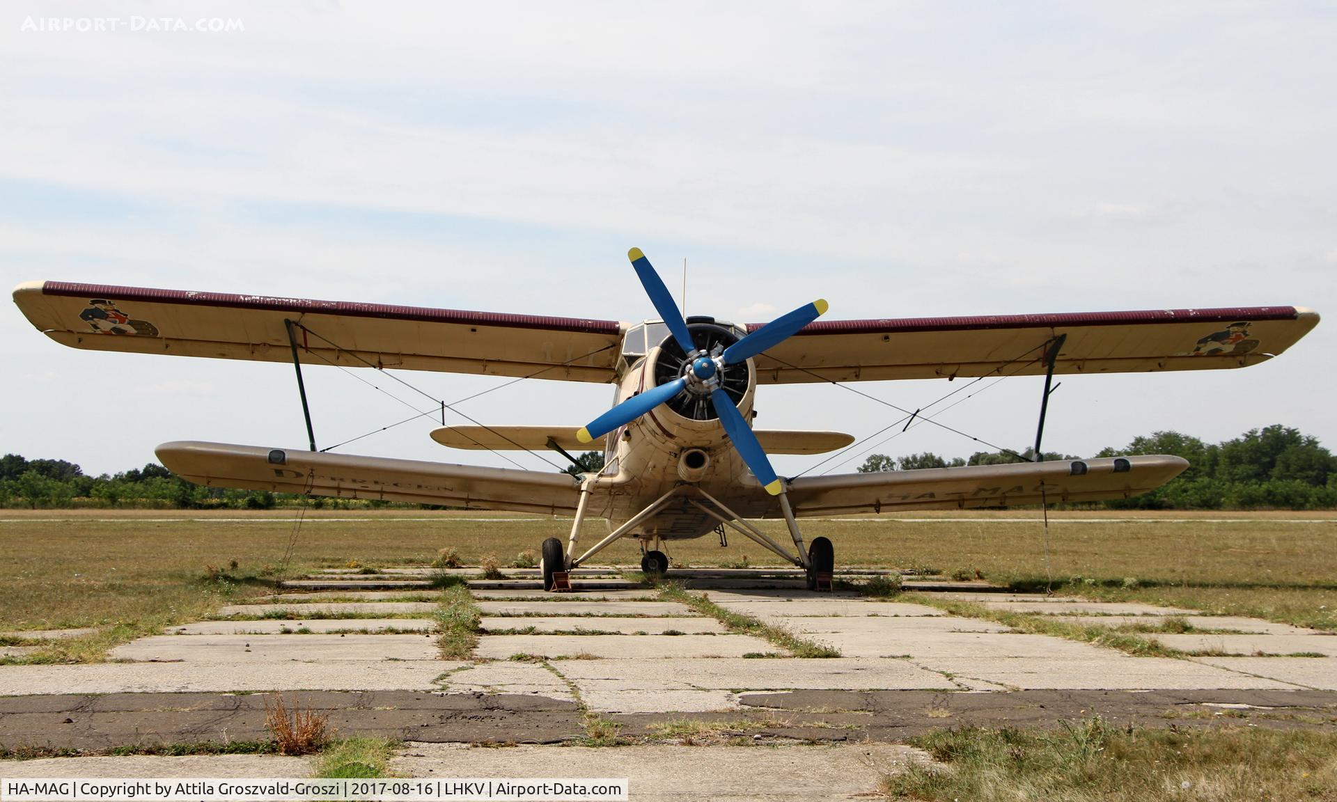 HA-MAG, Antonov (PZL-Mielec) An-2P C/N 1G114-36, Kaposújlak Airport, Hungary