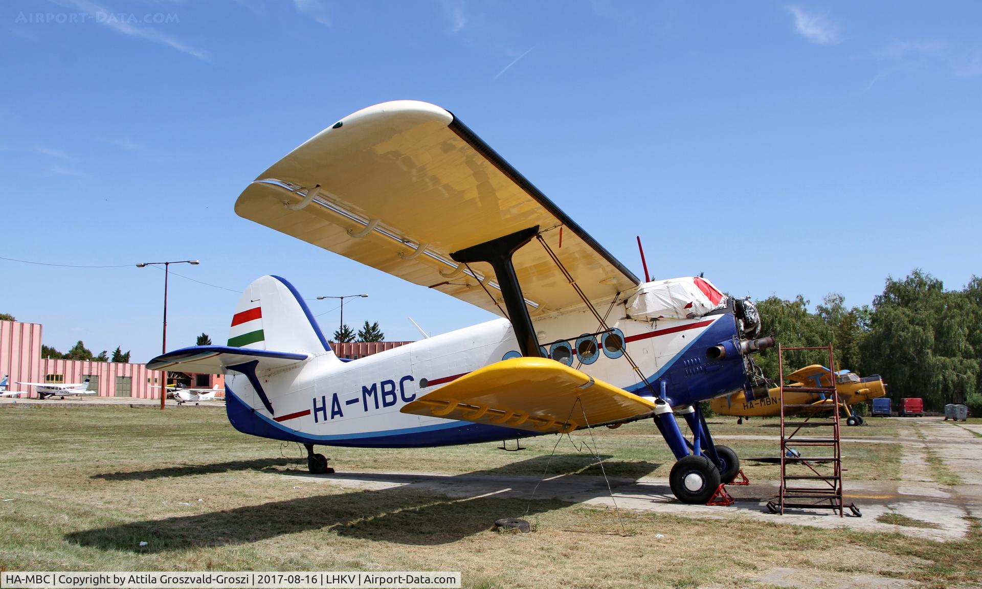 HA-MBC, 1975 PZL-Mielec An-2R C/N 1G161-08, Kaposújlak Airport, Hungary