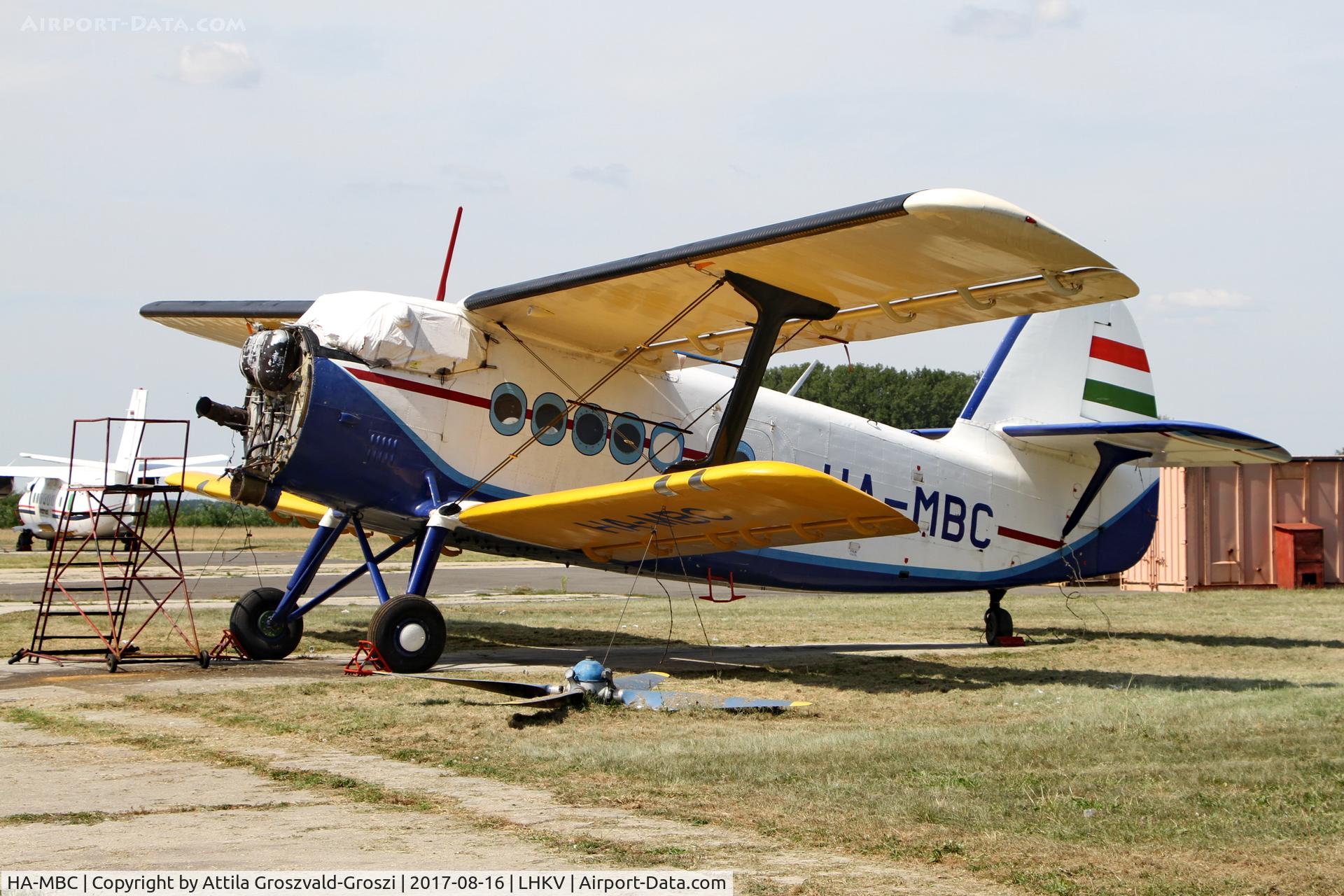 HA-MBC, 1975 PZL-Mielec An-2R C/N 1G161-08, Kaposújlak Airport, Hungary