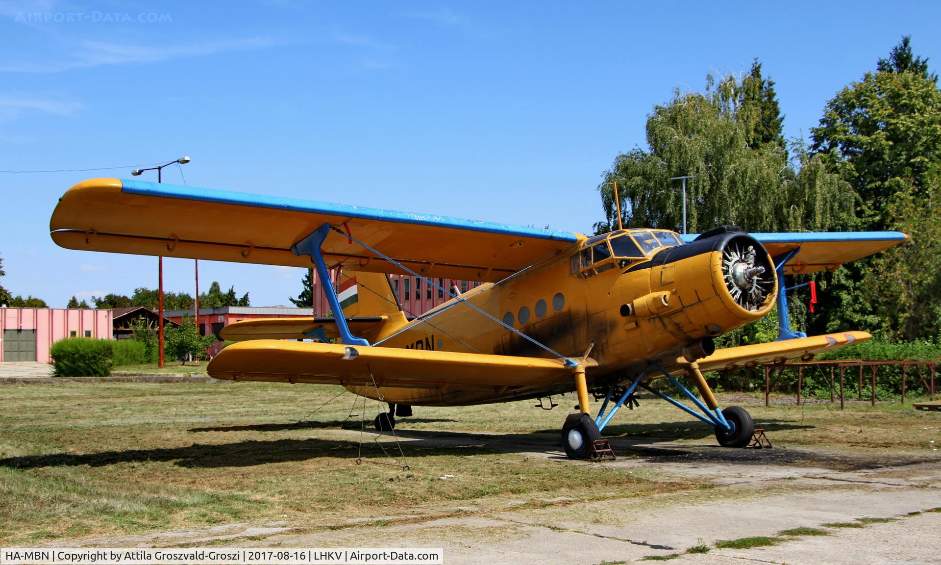 HA-MBN, 1979 PZL-Mielec An-2R C/N 1G19009, Kaposújlak Airport, Hungary