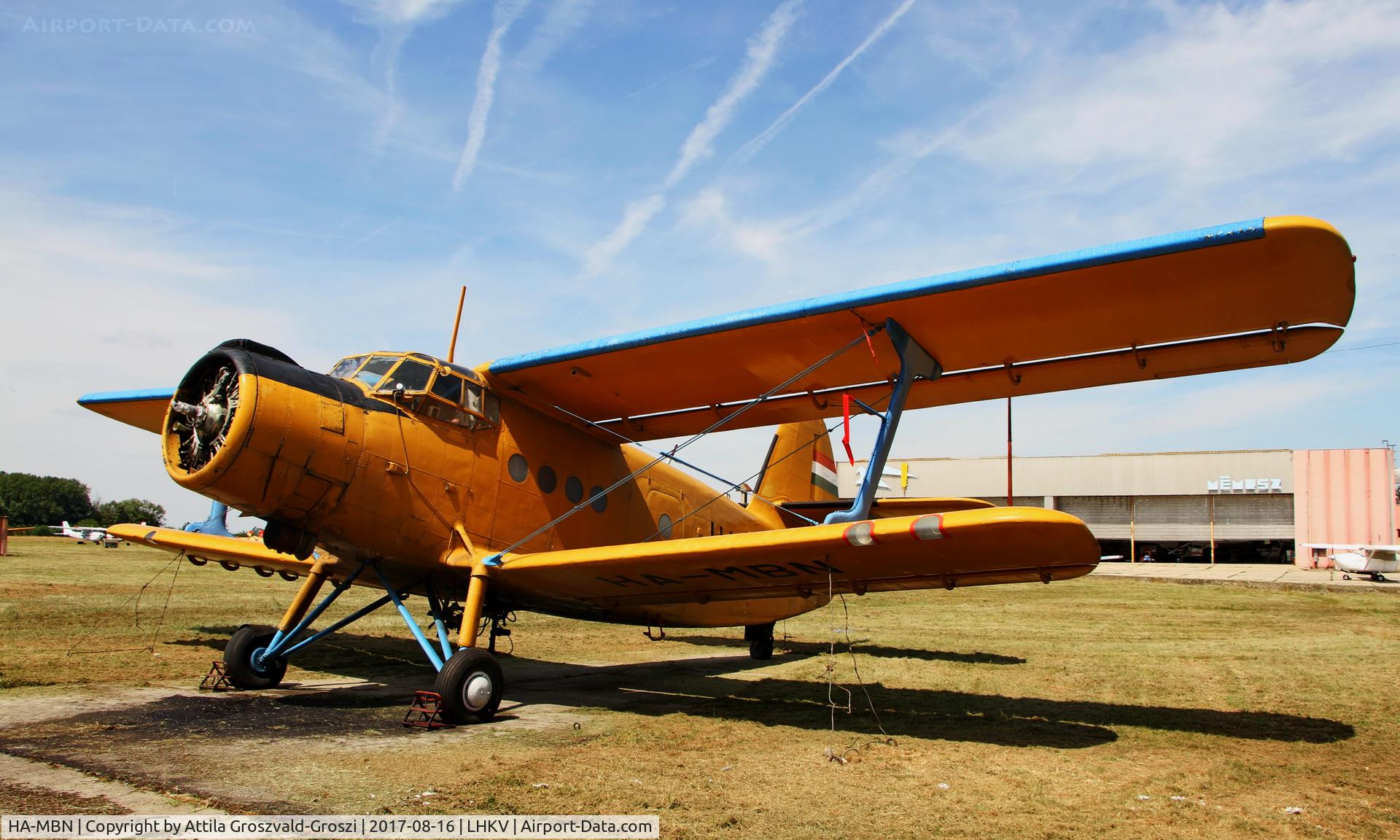 HA-MBN, 1979 PZL-Mielec An-2R C/N 1G19009, Kaposújlak Airport, Hungary