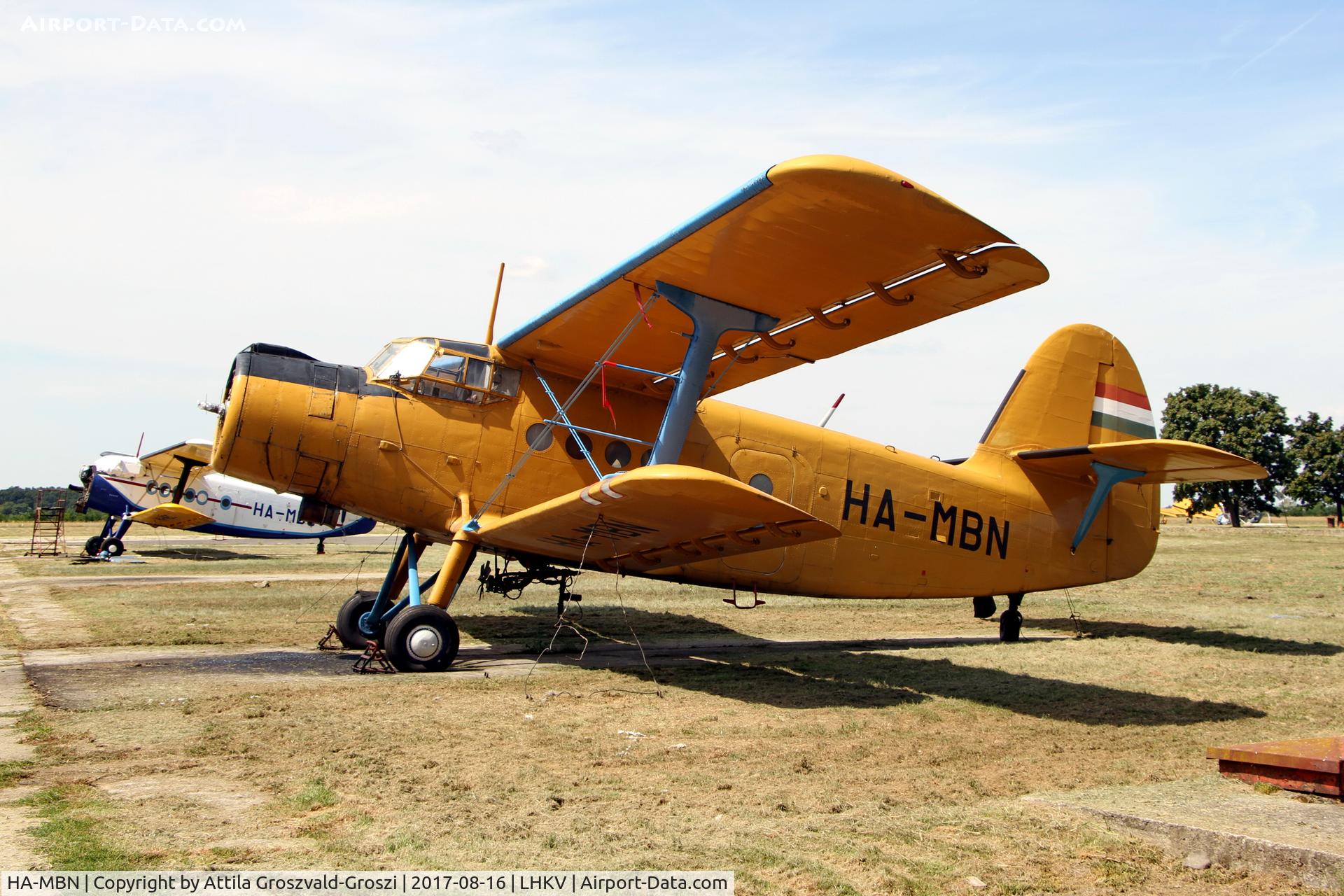 HA-MBN, 1979 PZL-Mielec An-2R C/N 1G19009, Kaposújlak Airport, Hungary