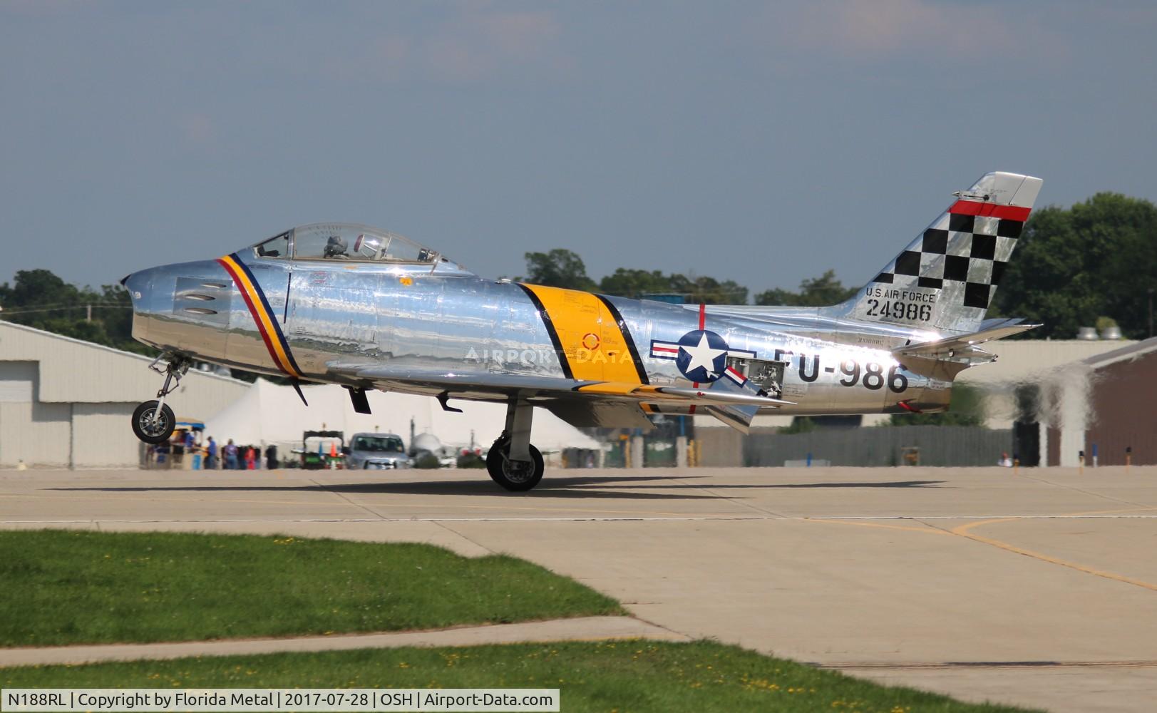 N188RL, 1952 North American F-86F Sabre C/N 191-682, Smokey