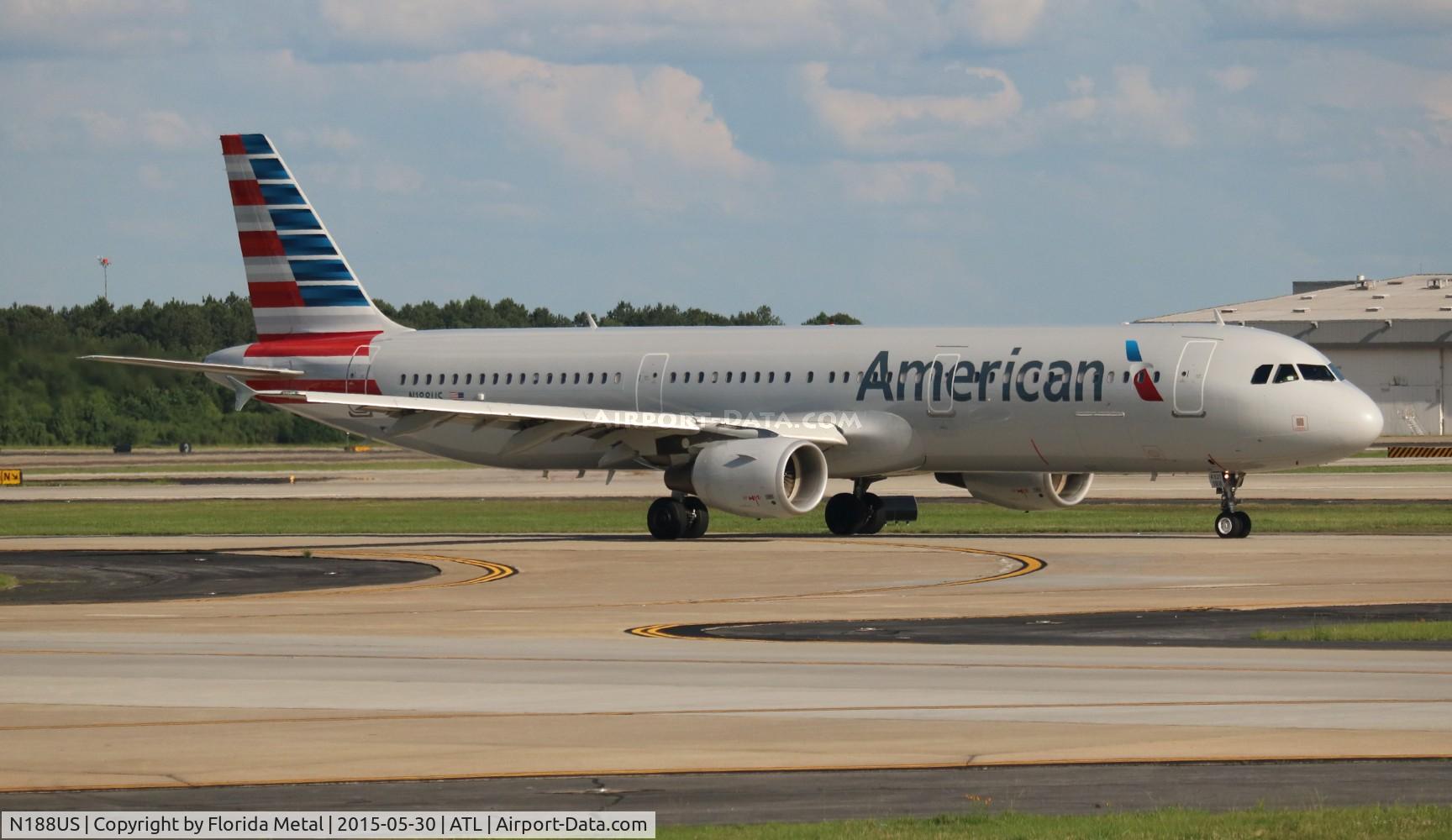 N188US, 2002 Airbus A321-211 C/N 1724, American