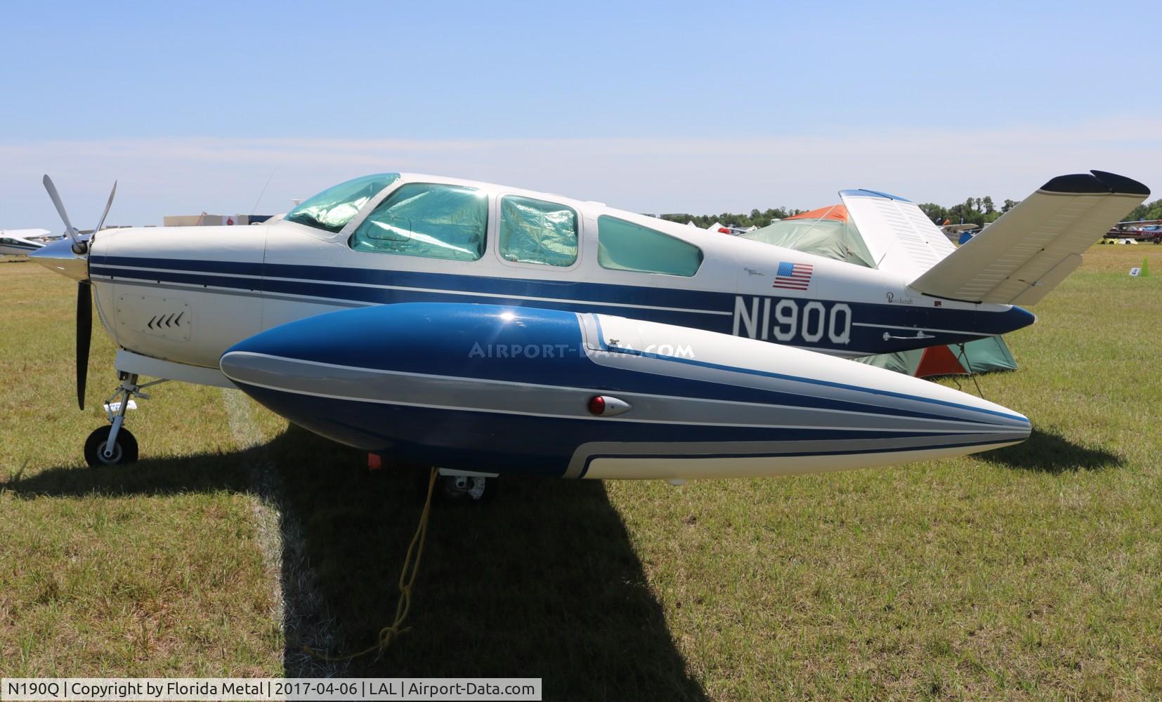 N190Q, 1964 Beech S35 Bonanza C/N D-7551, S35 Bonanza