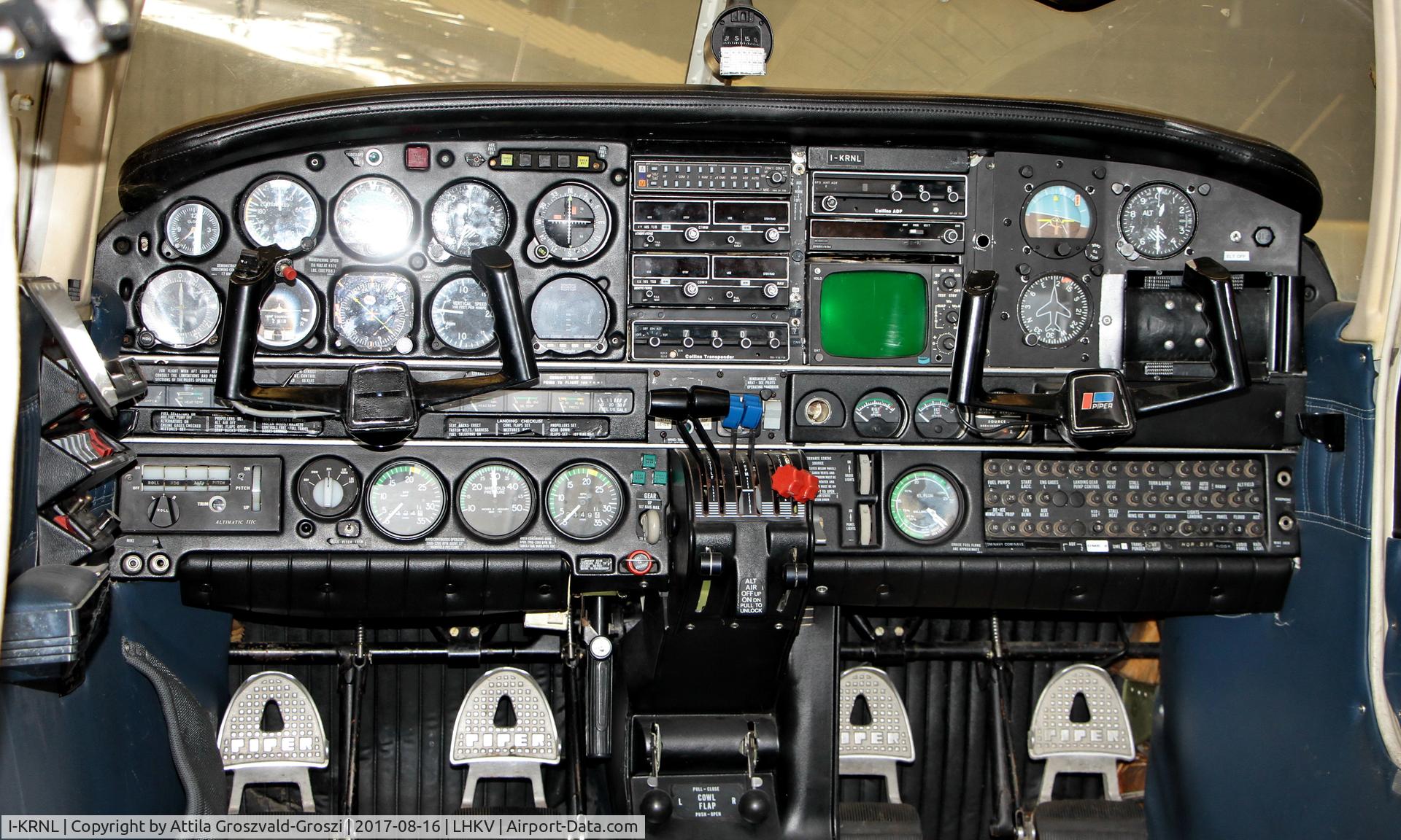 I-KRNL, 1978 Piper PA-34-200T C/N 34-7870449, Kaposújlak Airport, Hungary