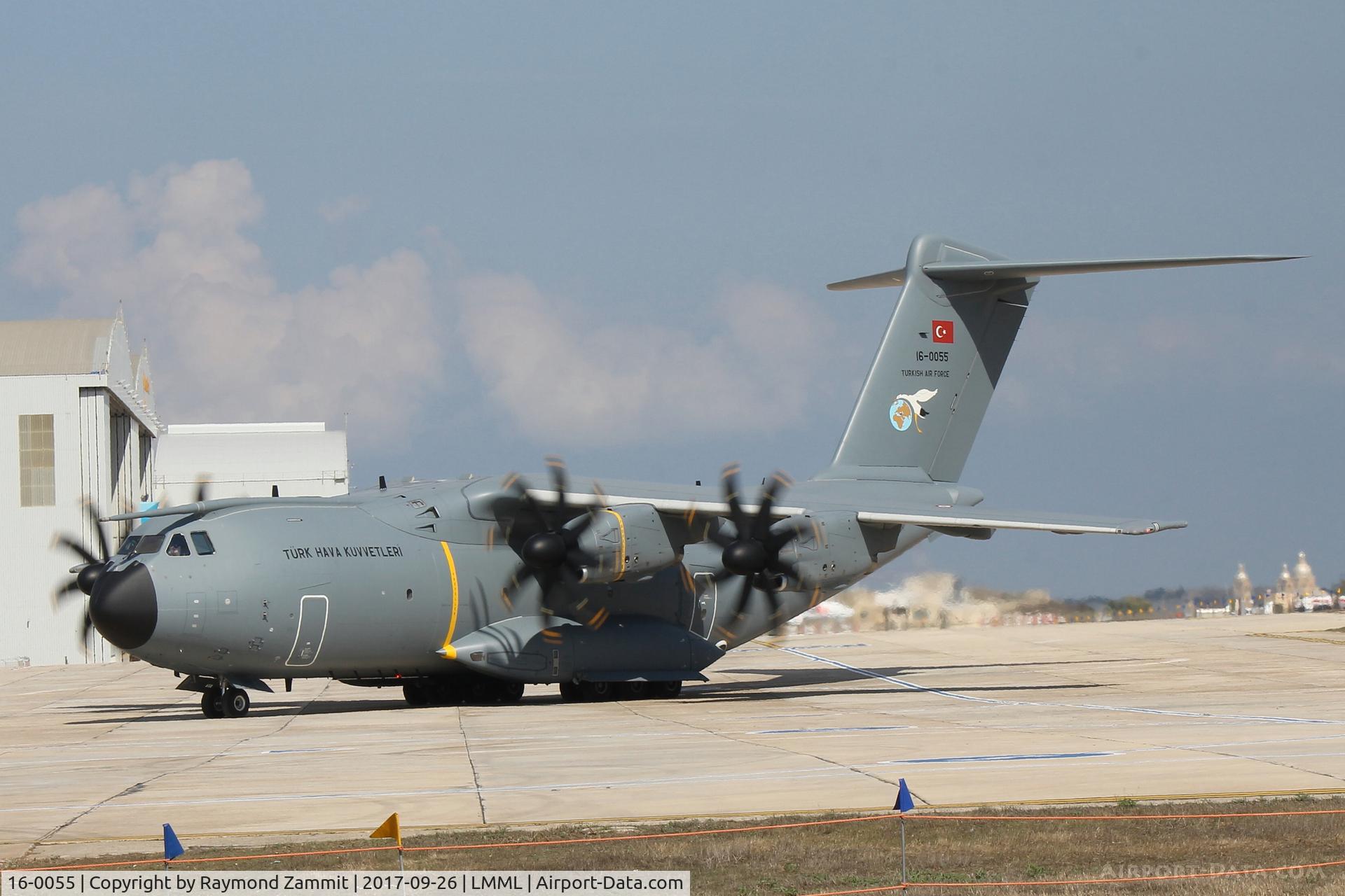 16-0055, 2017 Airbus A400M-180 Atlas C/N 055, Airbus A400-180M Atlas 16-0055 Turkish Air Force
