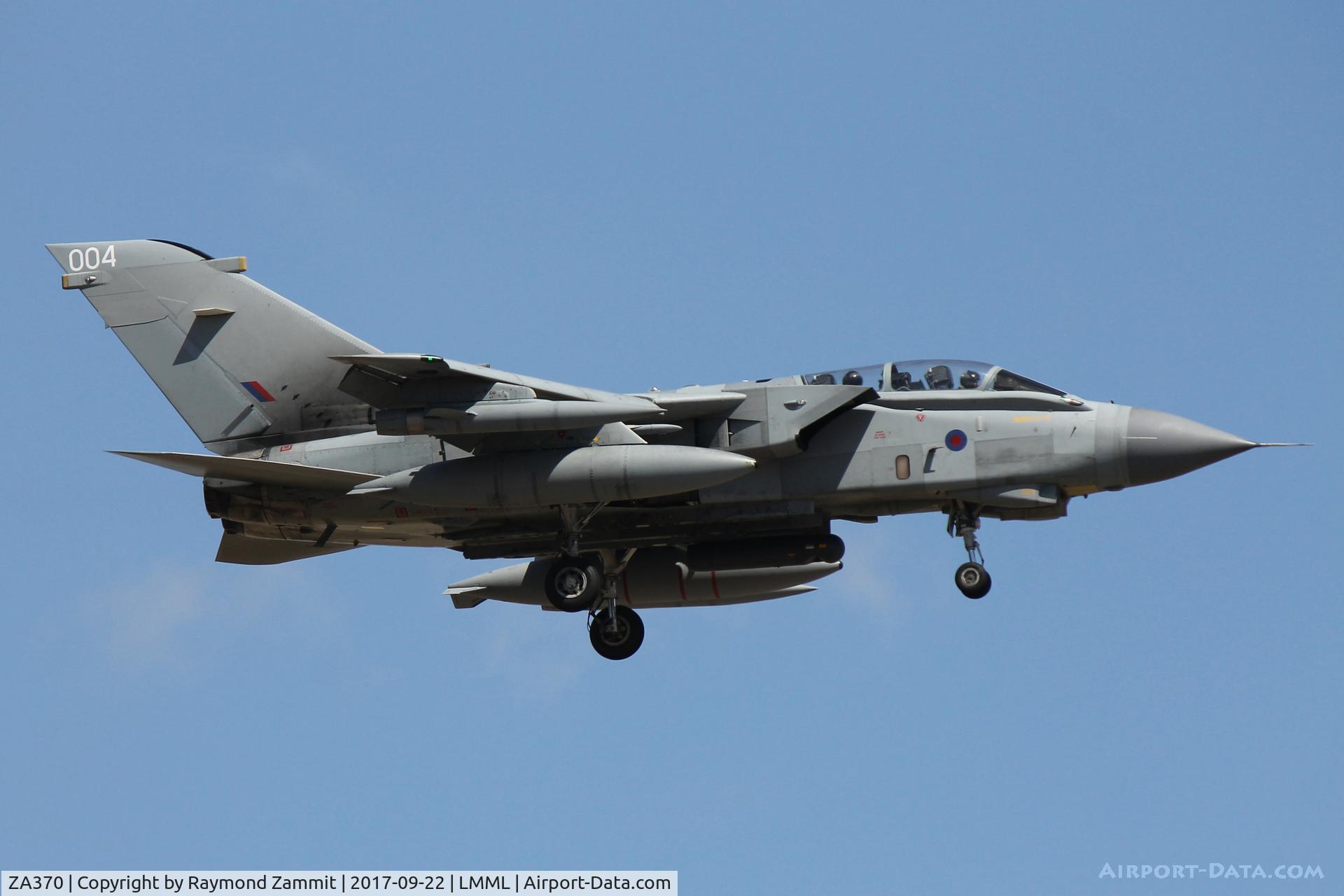 ZA370, 1982 Panavia Tornado GR.4A C/N 168/BS052/3084, Tornado GR.4A ZA370/004 Royal Air Force
