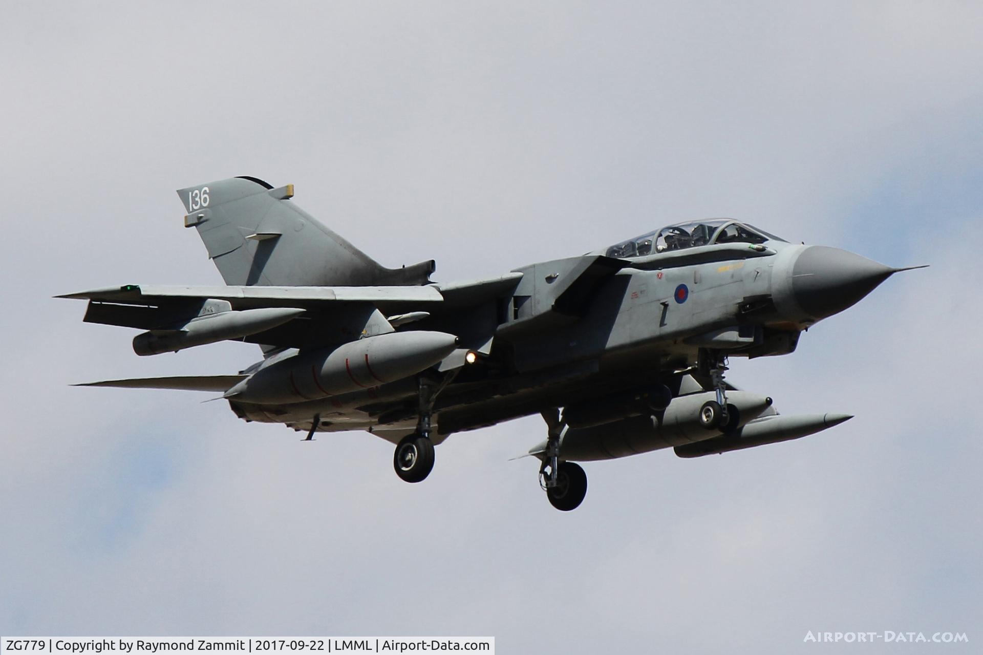 ZG779, 1992 Panavia Tornado GR.4 C/N 911/BS189/3452, Panavia Tornado GR.4 ZG779/136 Royal Air Force