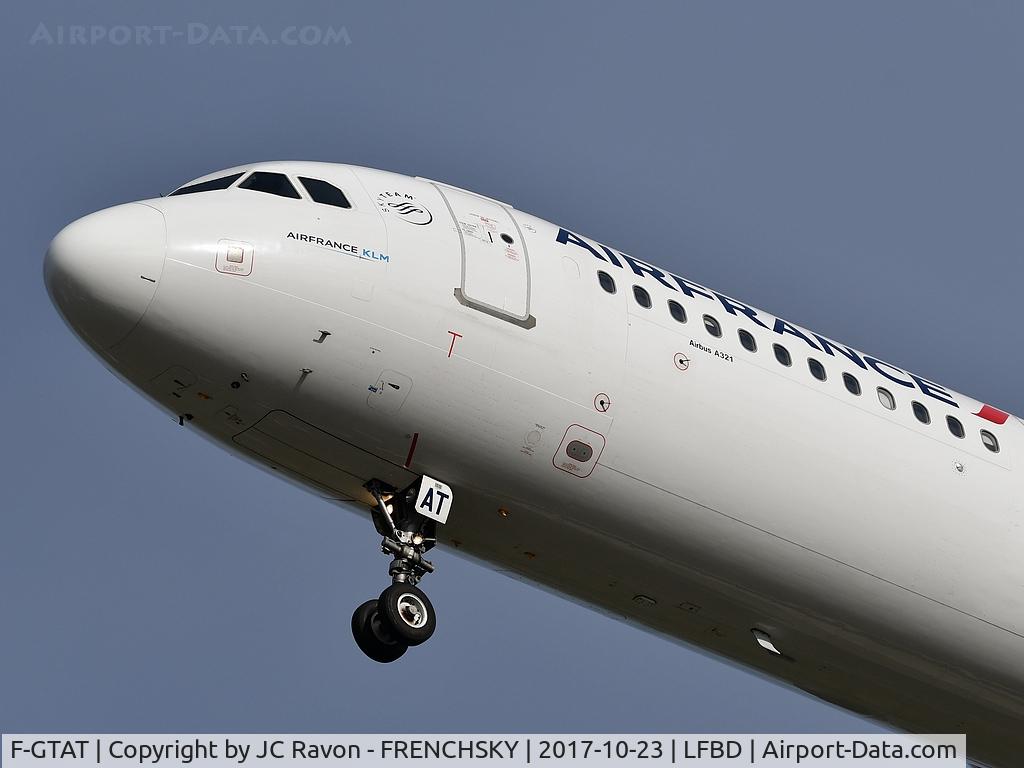 F-GTAT, 2008 Airbus A321-211 C/N 3441, AF7622 from Paris CDG landing runway 23