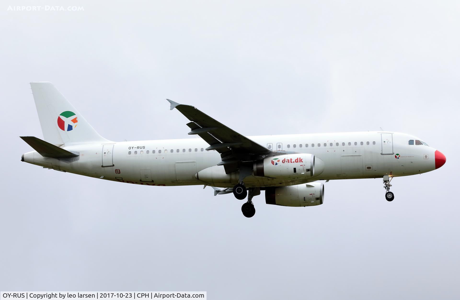 OY-RUS, 1993 Airbus A320-231 C/N 447, Copenhagen 23.10.2017