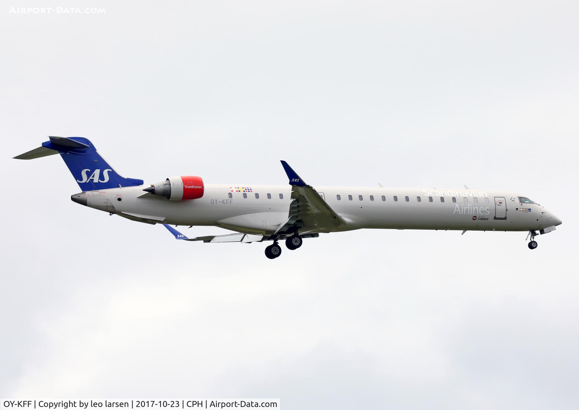 OY-KFF, 2009 Bombardier CRJ-900 (CL-600-2D24) C/N 15231, Copenhagen 23.10.2017