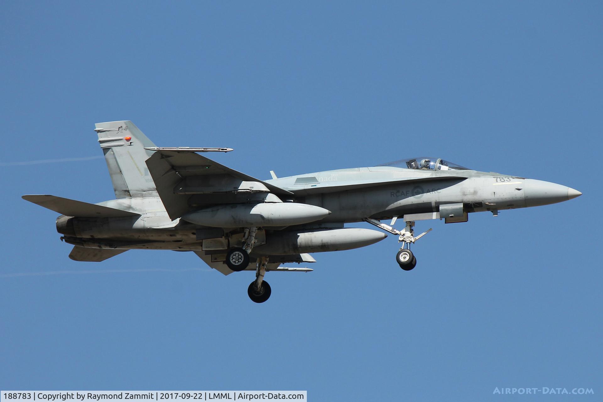 188783, 1987 McDonnell Douglas CF-188A Hornet C/N 0567/A474, McDonnell Douglas CF-188A 188783/783 Canadian Air Force