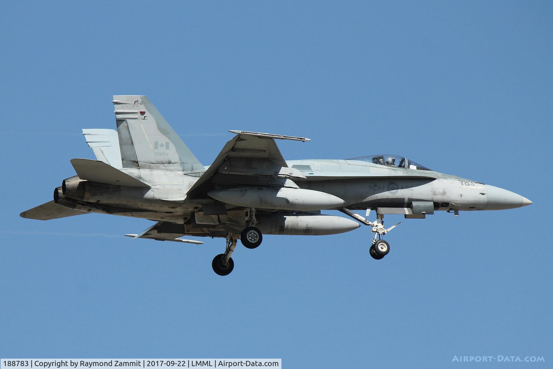 188783, 1987 McDonnell Douglas CF-188A Hornet C/N 0567/A474, McDonnell Douglas CF-188A Hornet 188783/783 Canadian Armed Forces