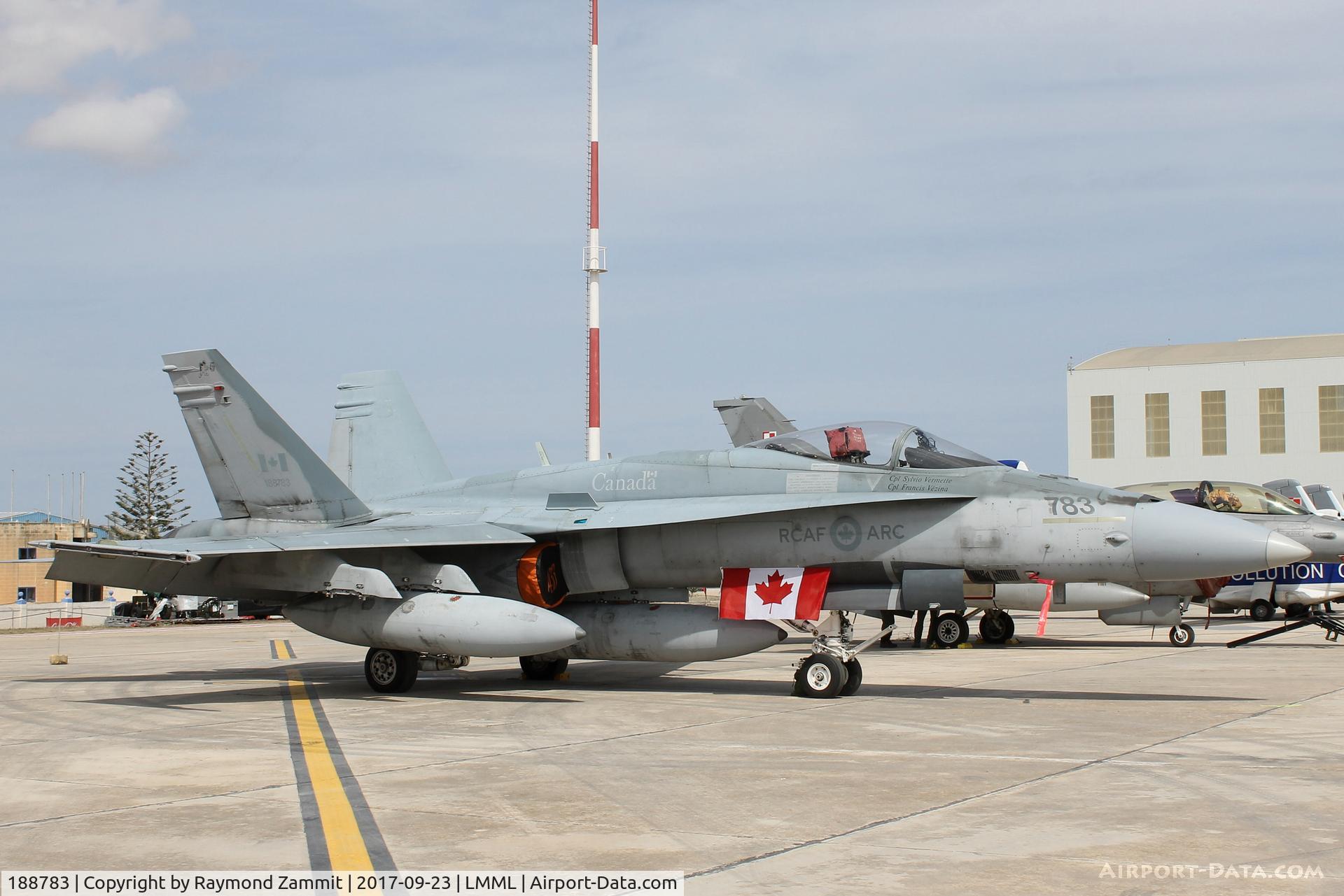 188783, 1987 McDonnell Douglas CF-188A Hornet C/N 0567/A474, McDonnell Douglas CF-188A Hornet 188783/783 Canadian Armed Forces