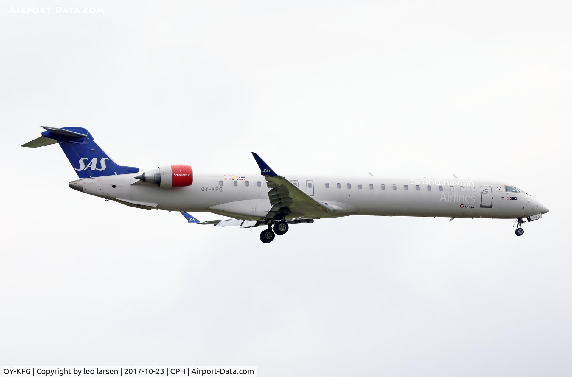 OY-KFG, 2009 Bombardier CRJ-900ER (CL-600-2D24) C/N 15237, Copenhagen 23.10.2017
