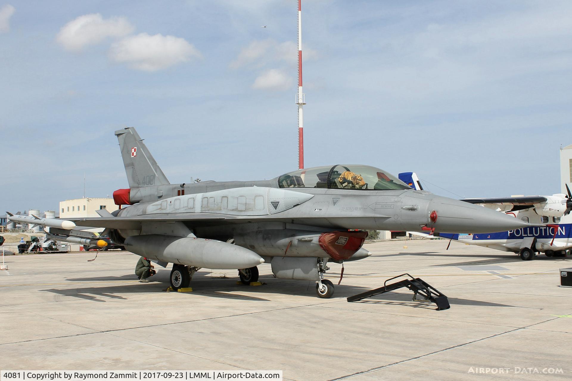 4081, 2003 Lockheed Martin F-16D Fighting Falcon C/N JD-6, Lockheed Martin F-16D Fighting Falcon 4081 Polish Air Force