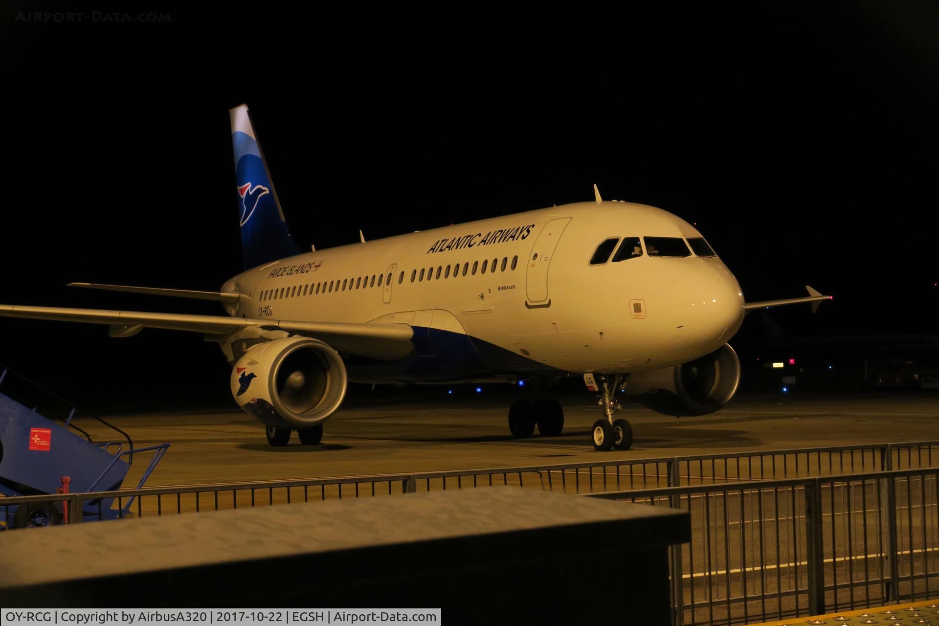 OY-RCG, 2012 Airbus A319-115 C/N 5079, Seen at Norwich in for paint work