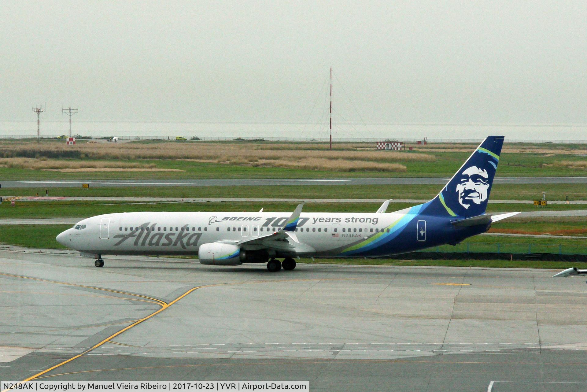 N248AK, 2016 Boeing 737-990/ER C/N 62469, AS702 to SeaTac