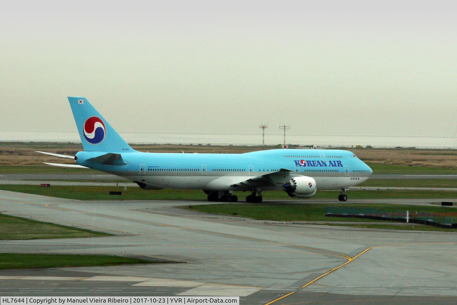 HL7644, 2017 Boeing 747-8B5i C/N 60411, KE71 from Incheon