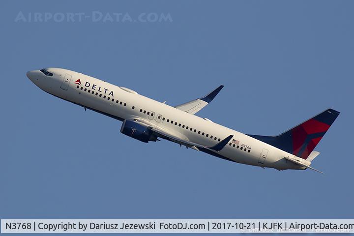 N3768, 2002 Boeing 737-832 C/N 29630, Boeing 737-832  - Delta Air Lines  C/N 29630 , N3768