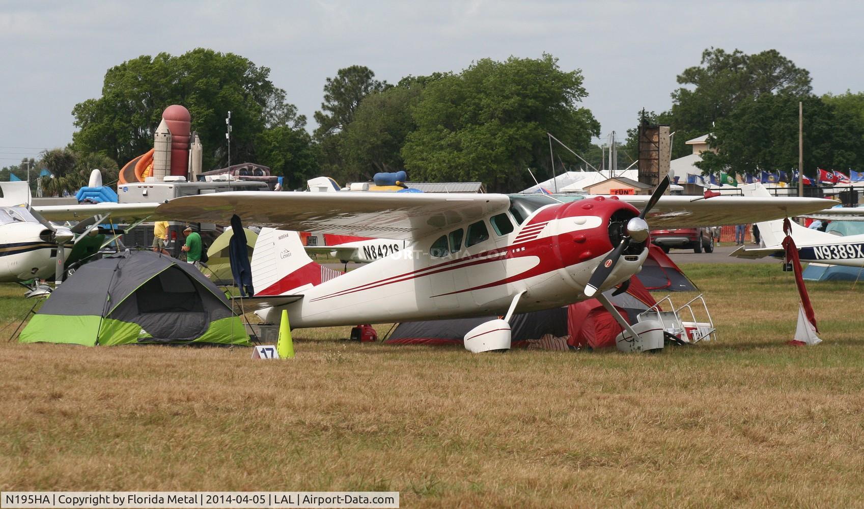 N195HA, 1965 Cessna 195 C/N 7438, Cessna 195