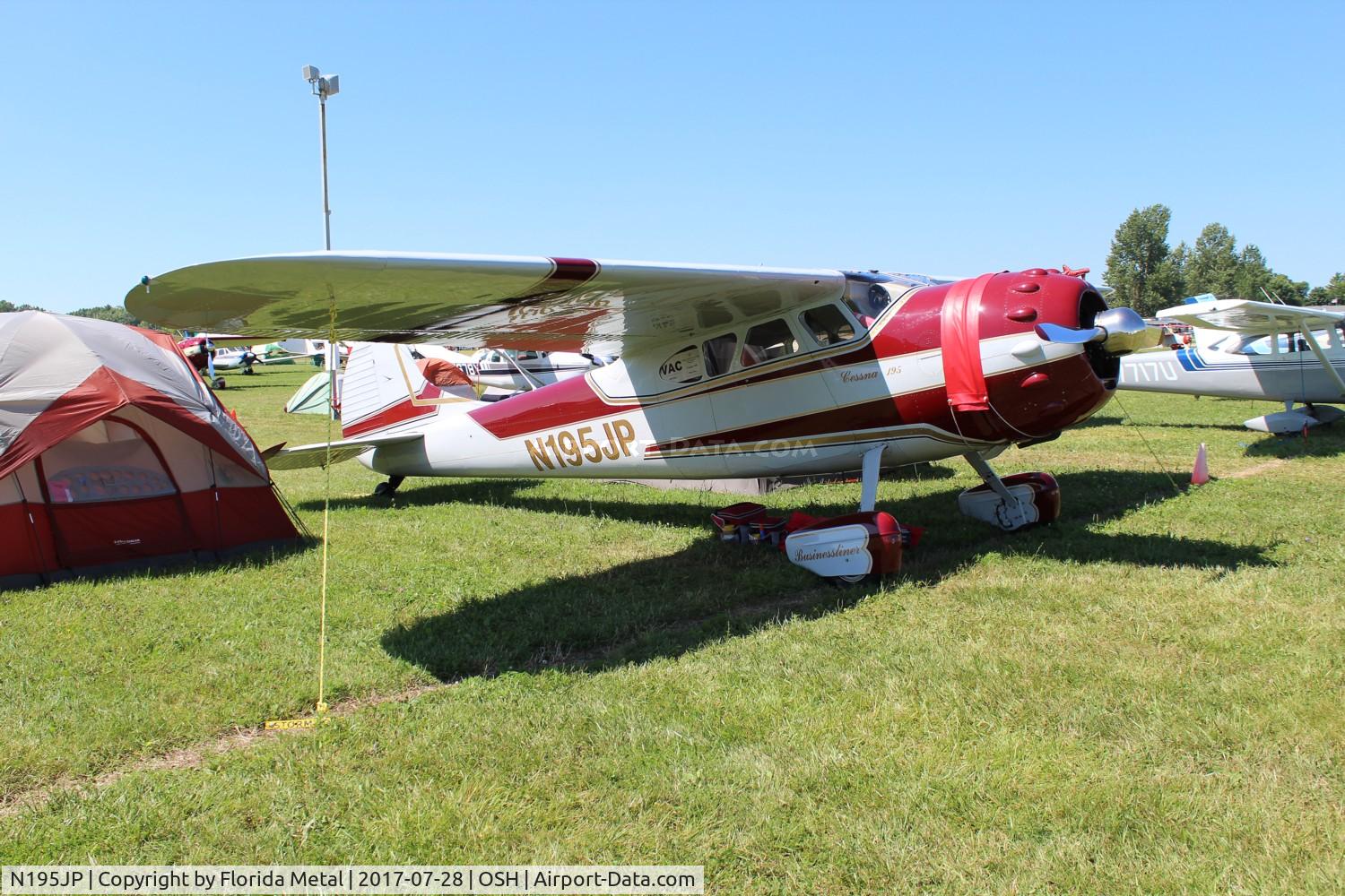 N195JP, 1951 Cessna 195 C/N 7673, Cessna 195
