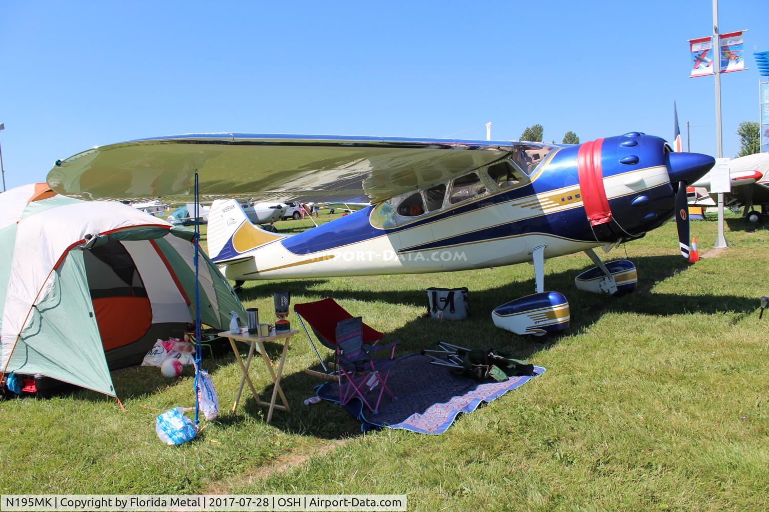 N195MK, 1952 Cessna 195B Businessliner C/N 7907, Cessna 195B
