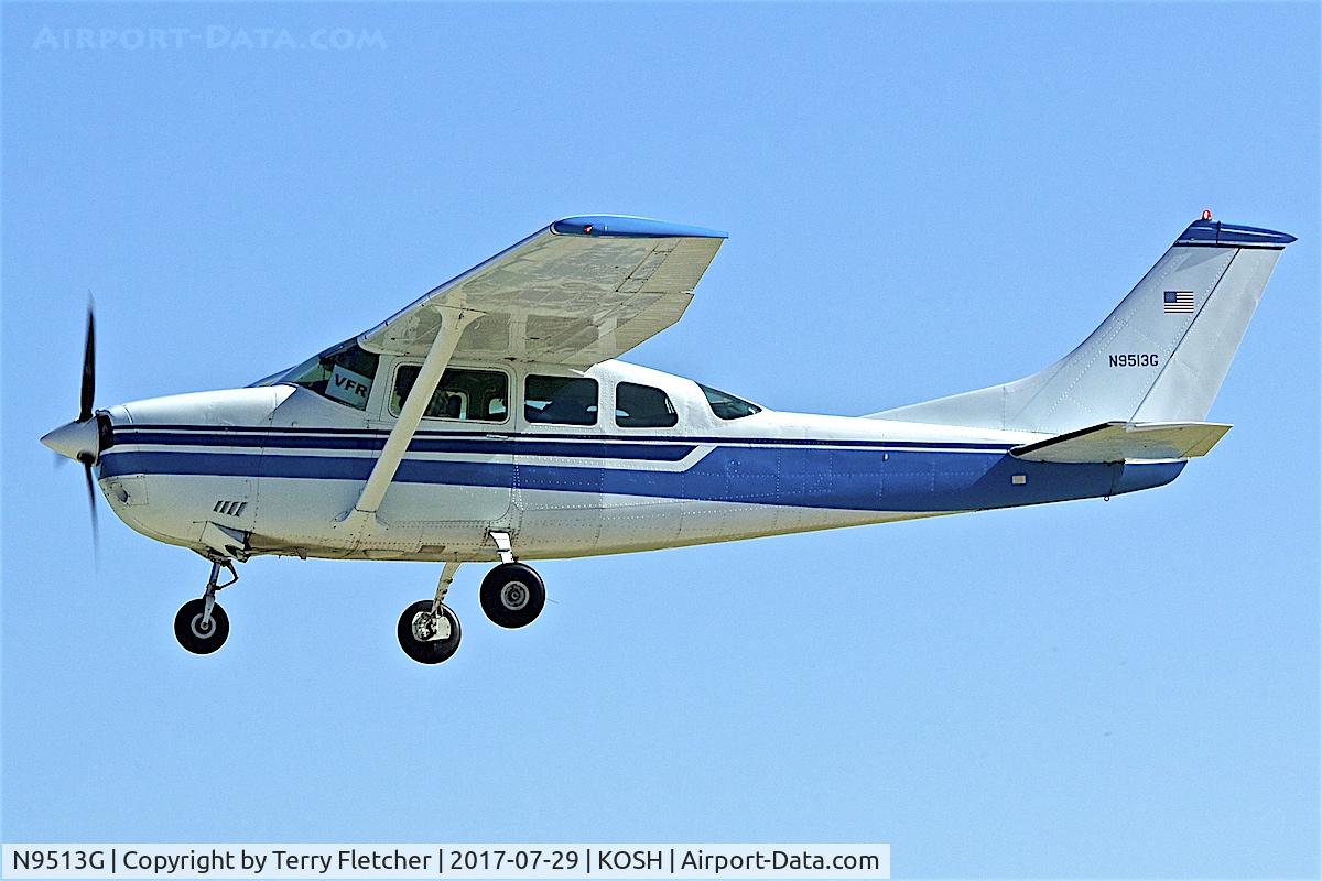 N9513G, 1971 Cessna U206F Stationair C/N U20601713, At 2017 EAA AirVenture at Oshkosh