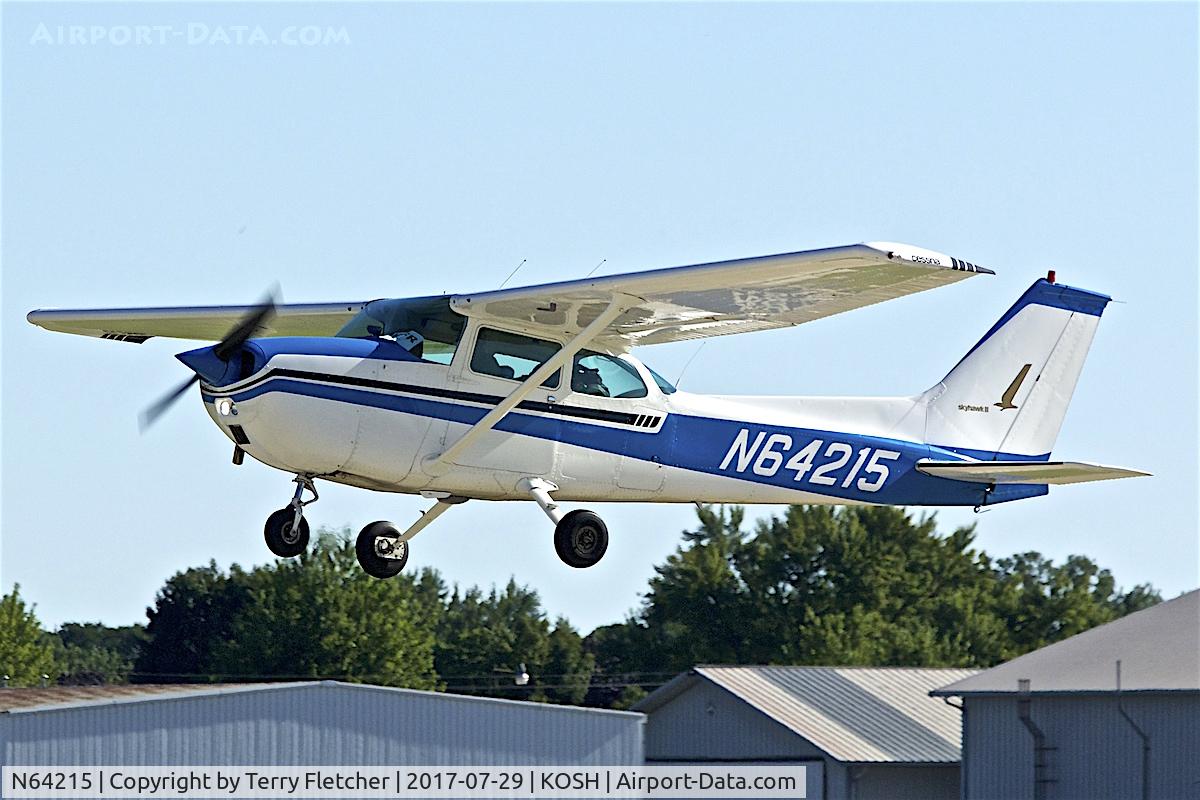 N64215, 1975 Cessna 172M C/N 17265095, At 2017 EAA AirVenture at Oshkosh