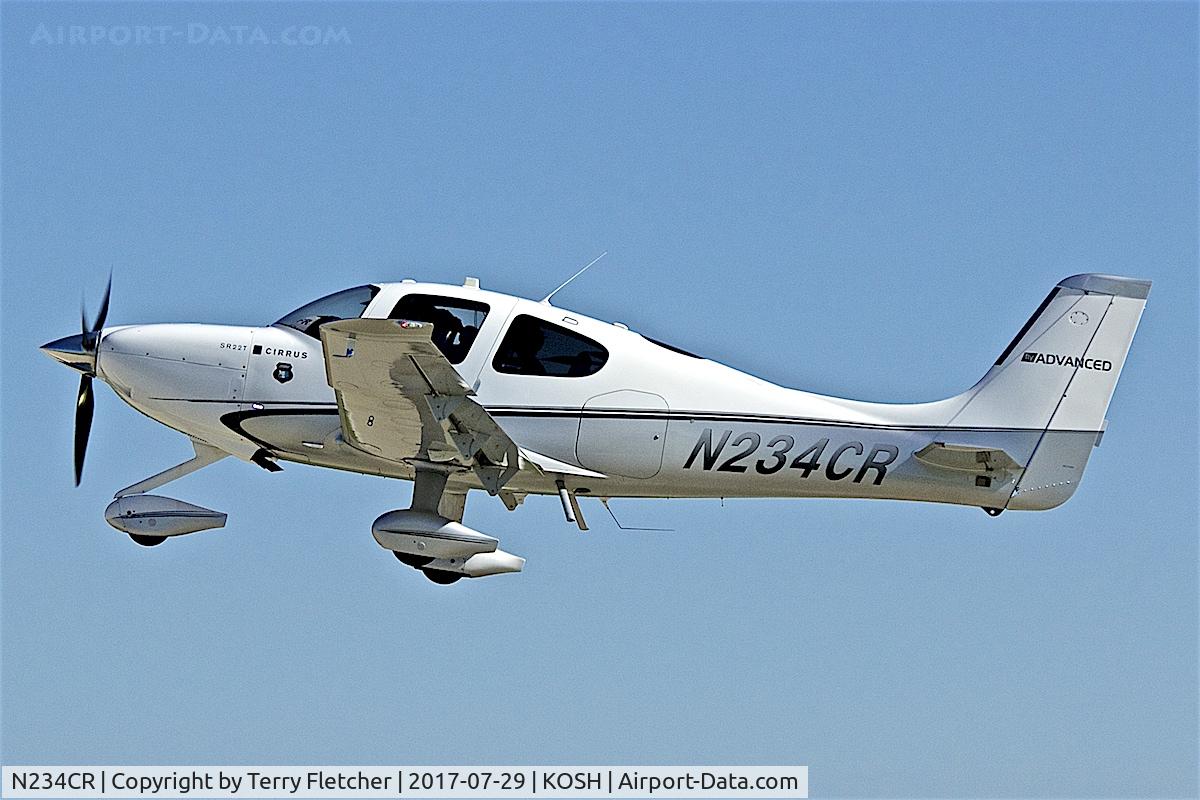 N234CR, Cirrus SR-22T G5 C/N 0016, At 2017 EAA AirVenture at Oshkosh