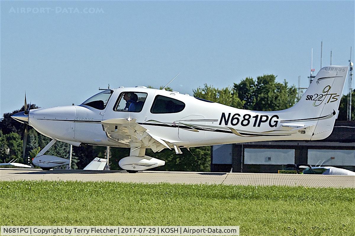 N681PG, 2006 Cirrus SR22 GTS C/N 2102, At 2017 EAA AirVenture at Oshkosh