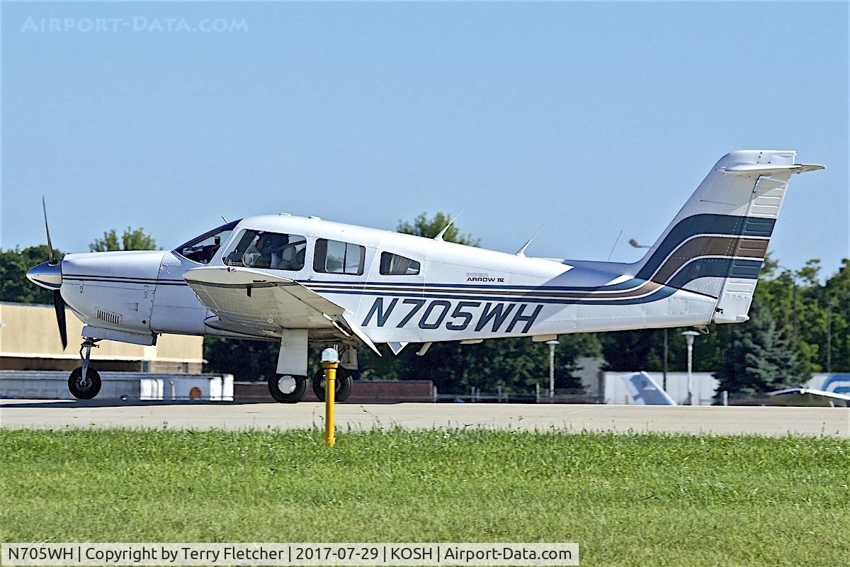 N705WH, 1978 Piper PA-28RT-201 Arrow IV C/N 28R-7918019, At 2017 EAA AirVenture at Oshkosh
