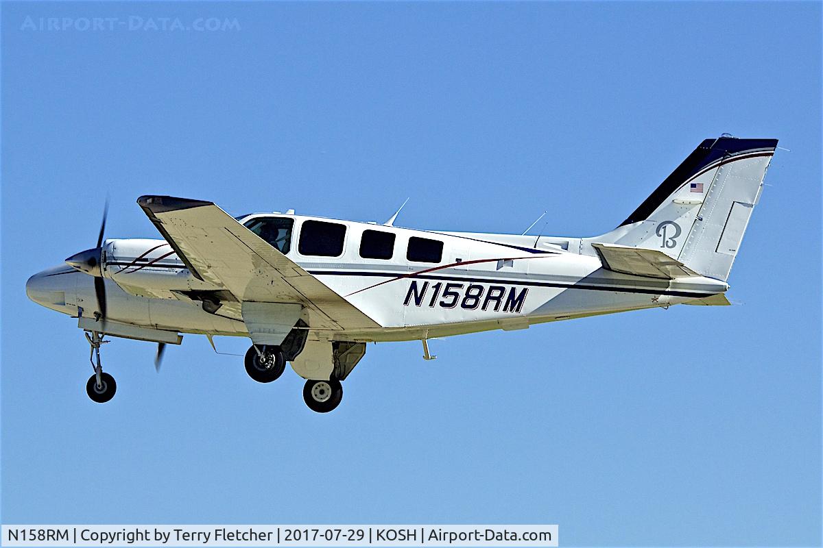 N158RM, 1988 Beech 58 Baron C/N TH-1543, At 2017 EAA AirVenture at Oshkosh