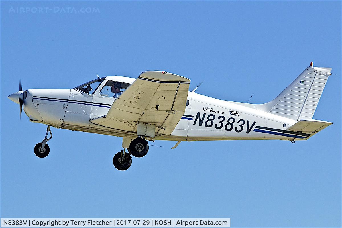 N8383V, 1981 Piper PA-28-161 Cherokee Warrior II C/N 28-8116224, At 2017 EAA AirVenture at Oshkosh