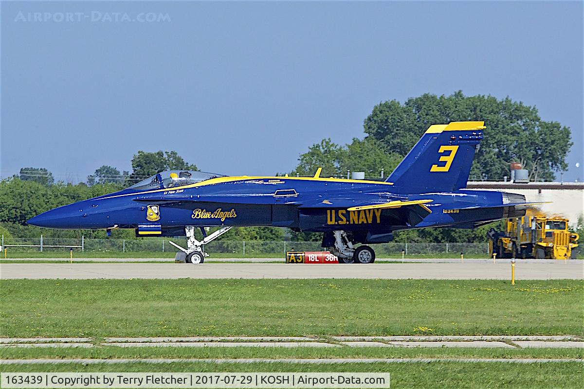 163439, 1987 McDonnell Douglas F/A-18C Hornet C/N 0639/C011, At 2017 EAA AirVenture at Oshkosh