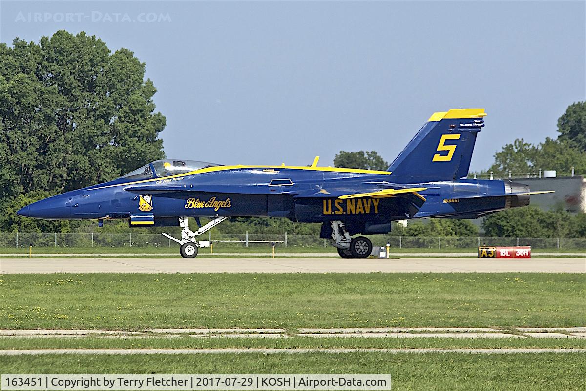 163451, 1988 McDonnell Douglas F/A-18C Hornet C/N 0662/C020, At 2017 EAA AirVenture at Oshkosh
