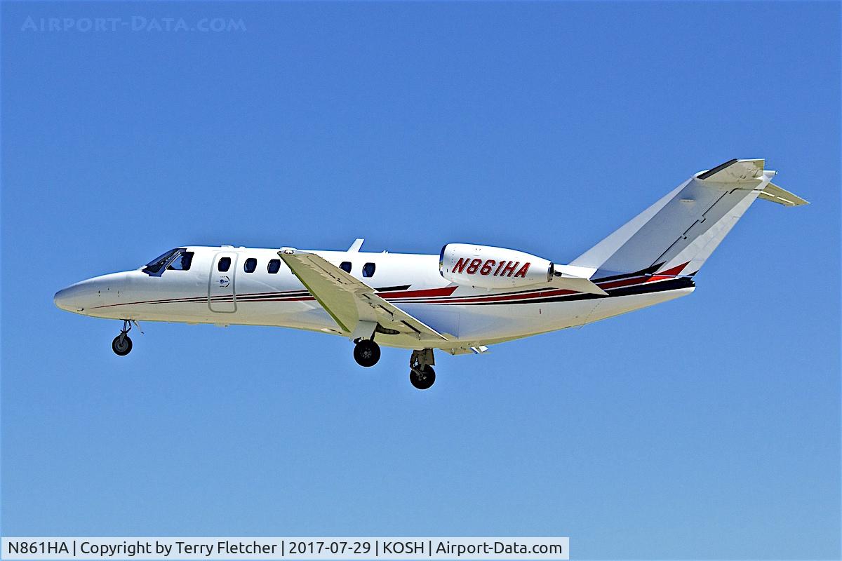 N861HA, 2010 Cessna 525B CitationJet CJ3 C/N 525B0366, At 2017 EAA AirVenture at Oshkosh