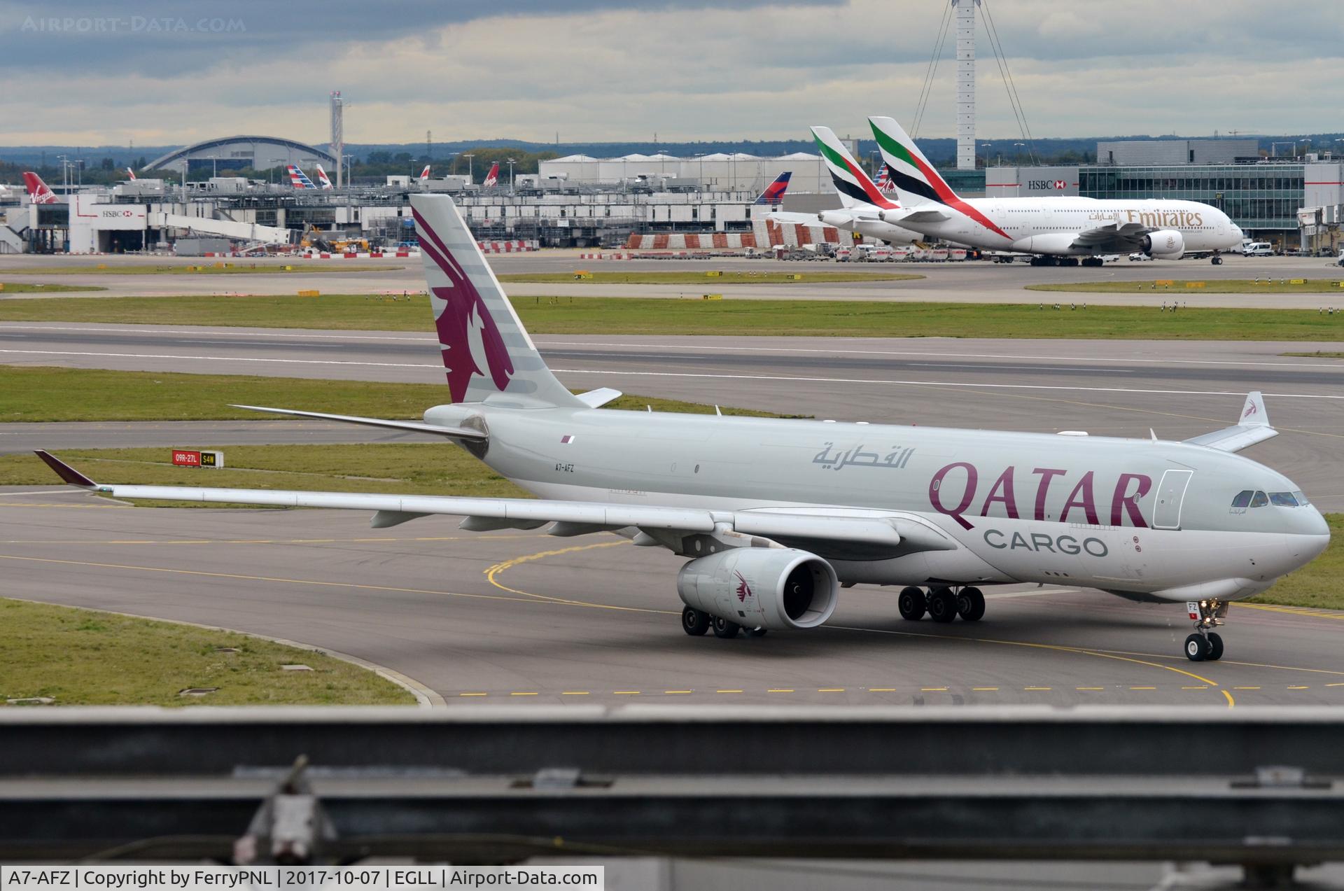 A7-AFZ, 2013 Airbus A330-243F C/N 1406, Qatar Cargo A332F