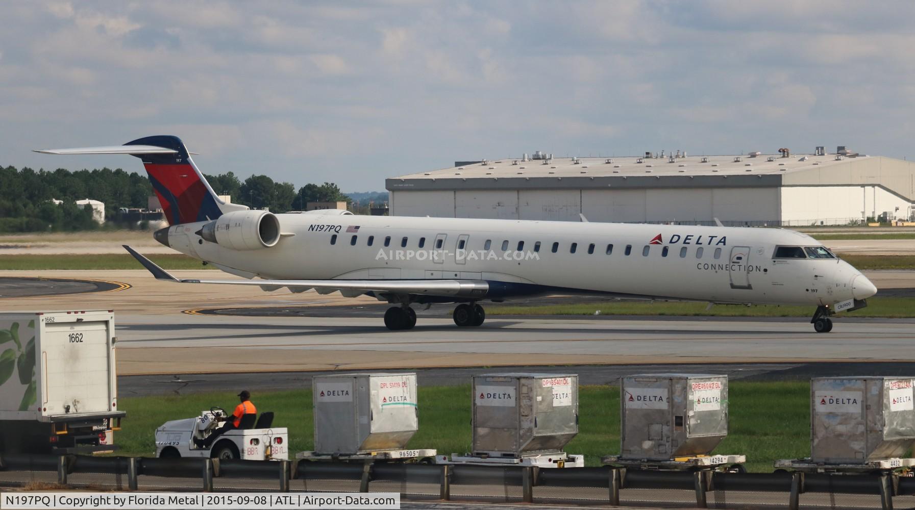 N197PQ, 2008 Bombardier CRJ-900ER (CL-600-2D24) C/N 15197, Delta Connection