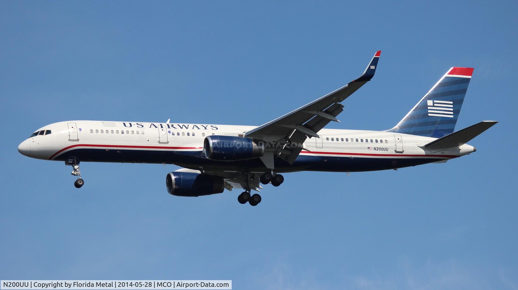 N200UU, 1995 Boeing 757-2B7 C/N 27809, US Airways