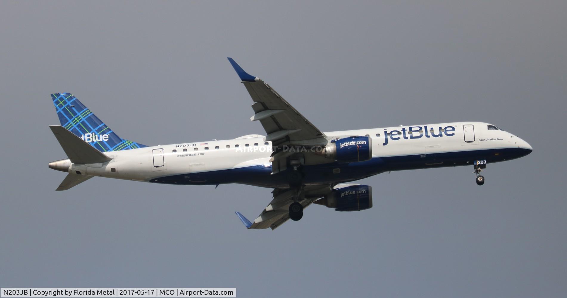 N203JB, 2006 Embraer 190AR (ERJ-190-100IGW) C/N 19000023, Jet Blue