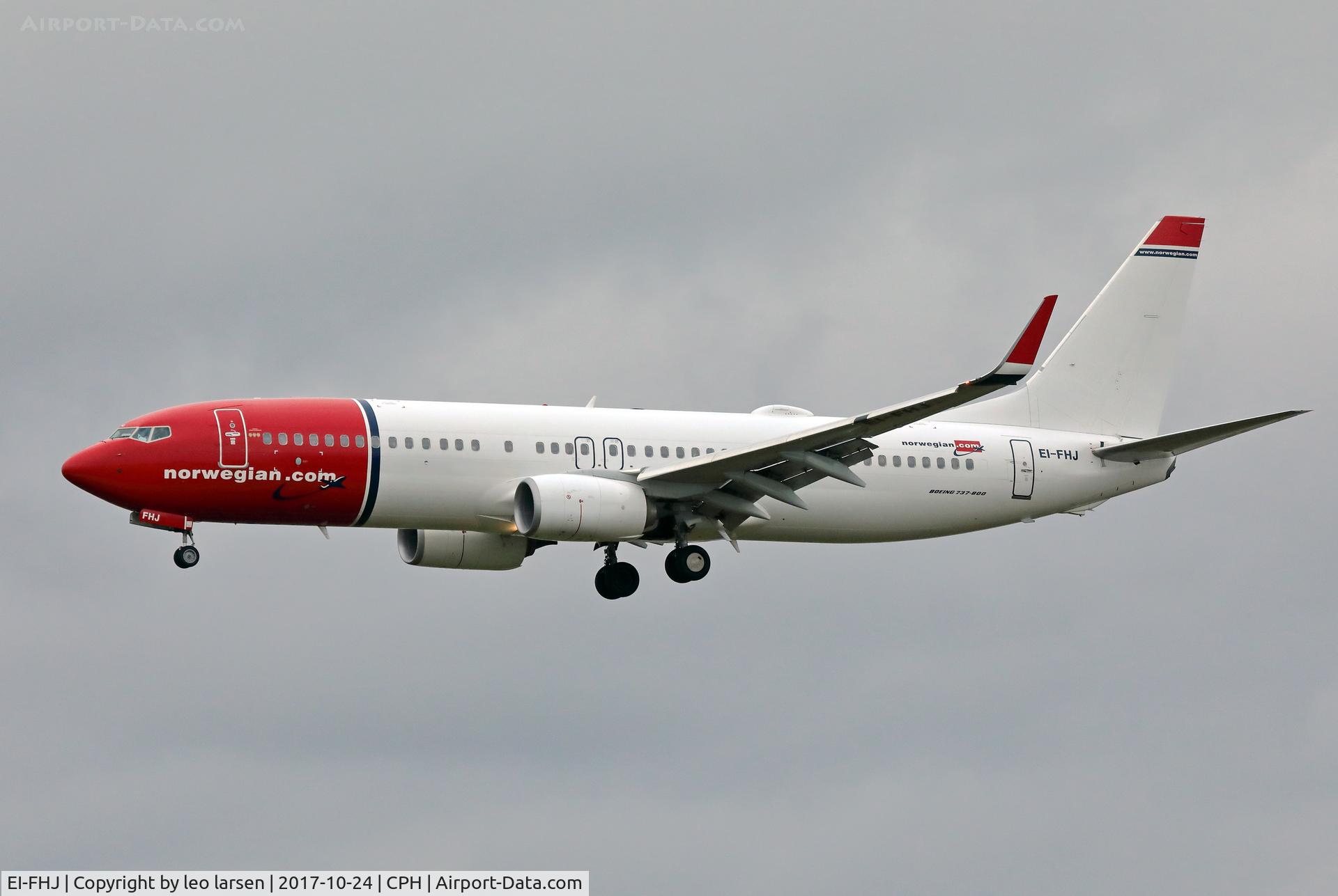 EI-FHJ, 2015 Boeing 737-8JP C/N 42069, Copenhagen 24.10.2017